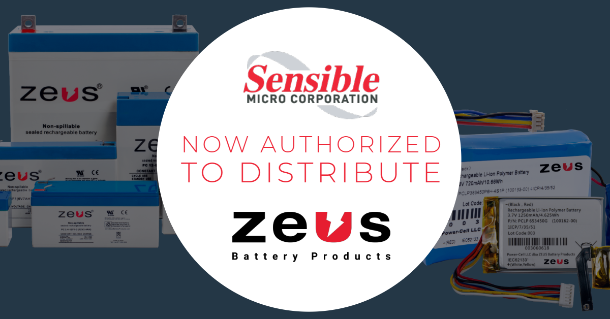 ZEUS Battery Products: Sensible Micro’s Newest Authorized Line